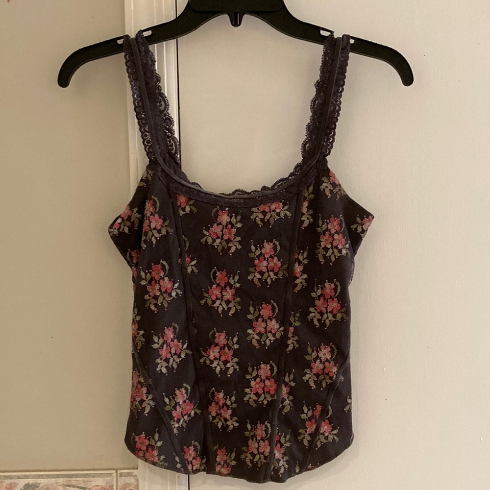 Guess Jeans Corset Style Tank Top